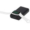 Внешний беспроводной аккумулятор 2-в-1 с функцией зарядки Apple Watch, QC/PD «AtomIQ», 10000 мАч, черный Внешний беспроводной аккумулятор 2-в-1 с функцией зарядки Apple Watch, QC/PD «AtomIQ», 10000 мАч, черный