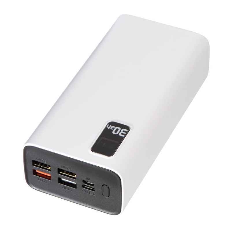 Портативный внешний аккумулятор FAST 30000 White