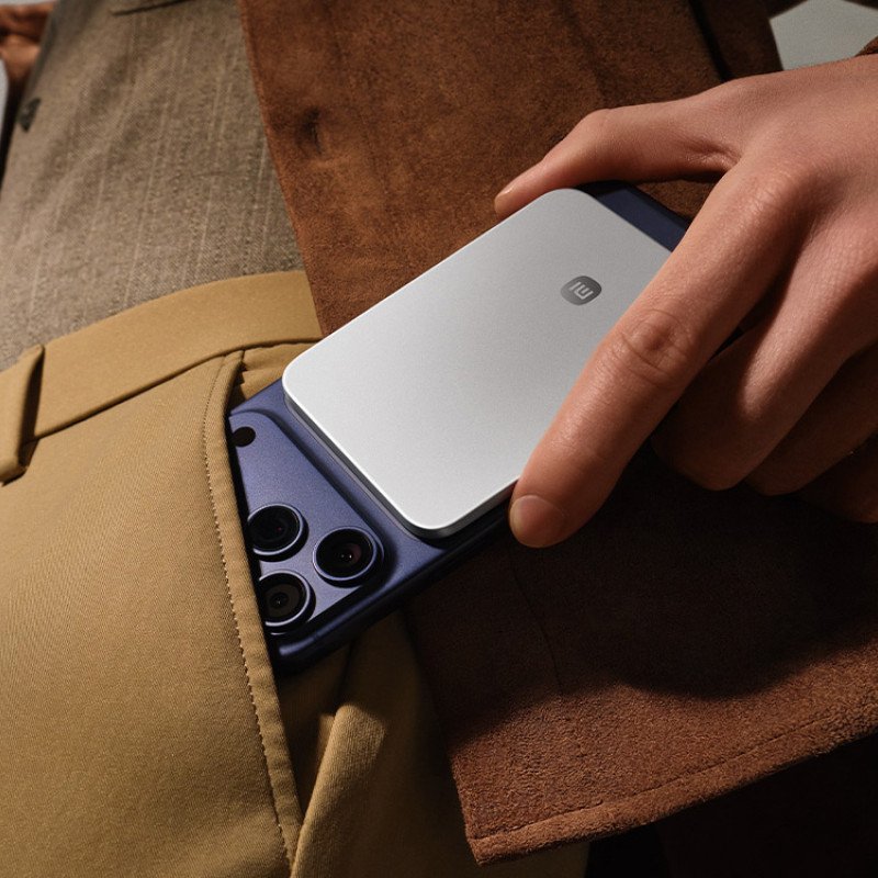 Внешний аккумулятор Xiaomi UltraThin Magnetic Power Bank 5000 15W GL Glacier Silver