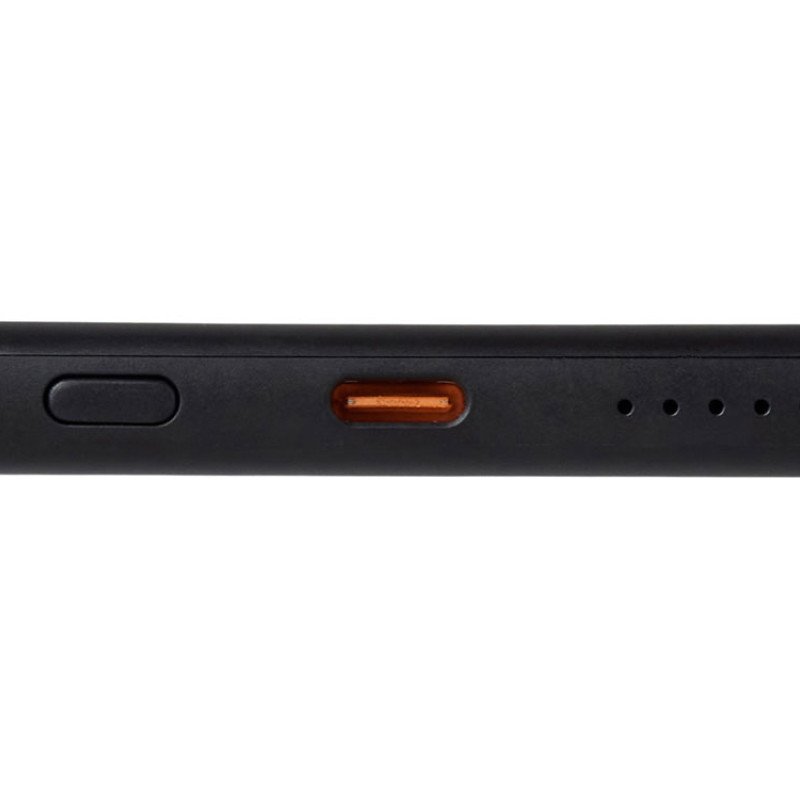 Внешний аккумулятор с QC/PD «Шарп», 5000 мАч, черный