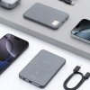 Внешний АКБ NRG MageSafe Alum 5000 мА-ч, 15Вт QI, серый, Deppa Внешний АКБ NRG MageSafe Alum 5000 мА-ч, 15Вт QI, серый, Deppa