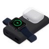 Внешний беспроводной аккумулятор 2-в-1 с функцией зарядки Apple Watch, QC/PD «AtomIQ», 10000 мАч, черный Внешний беспроводной аккумулятор 2-в-1 с функцией зарядки Apple Watch, QC/PD «AtomIQ», 10000 мАч, черный