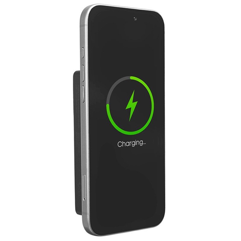 Магнитный беспроводной внешний аккумулятор, QC/PD «Сёрф», 10000 мАч, серый