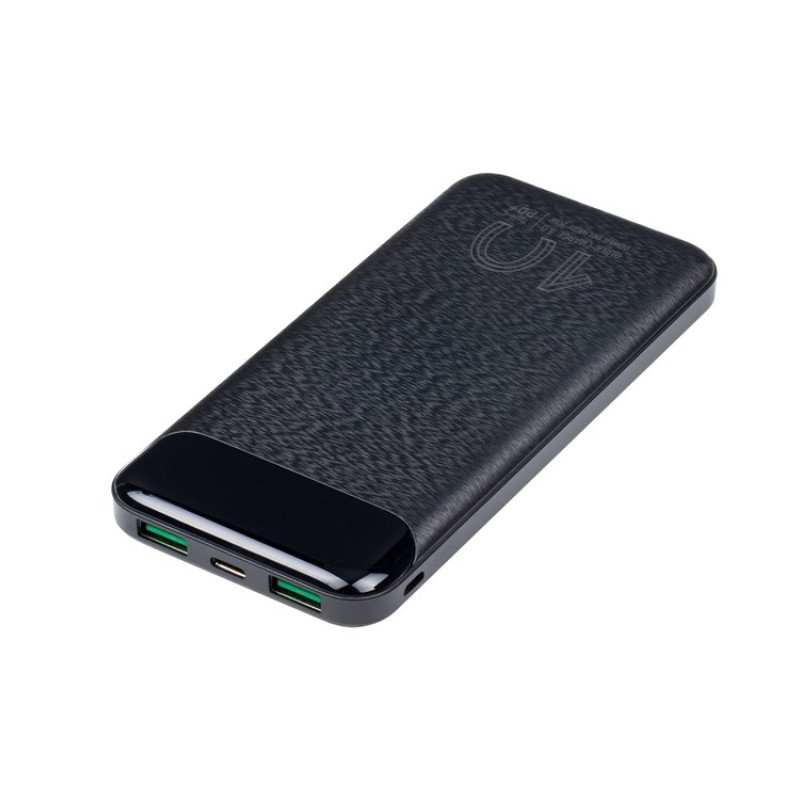 VA2540 (10 000mAh), QC/PD 20W внешний аккумулятор с дисплеем, черный VA2540 (10 000mAh), QC/PD 20W внешний аккумулятор с дисплеем, черный