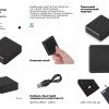 Внешний аккумулятор «Brick 10» с быстрой зарядкой QC/PD, 10000 мАч, черный Внешний аккумулятор «Brick 10» с быстрой зарядкой QC/PD, 10000 мАч, черный