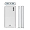 RIVACASE VA2532 (10000 мАч) QC/PD 20W внешний аккумулятор с дисплеем, белый 12/48 RIVACASE VA2532 (10000 мАч) QC/PD 20W внешний аккумулятор с дисплеем, белый 12/48