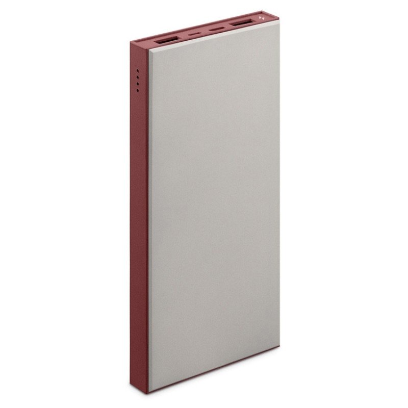 Внешний аккумулятор Rombica NEO ARIA Claret, 10000 мАч, Soft-touch, PD, QCharge, Type-C, бордовый (Р)