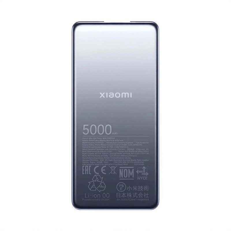 Внешний аккумулятор Xiaomi Ultra Slim Power Bank 5000mAh GL Внешний аккумулятор Xiaomi Ultra Slim Power Bank 5000mAh GL