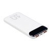 RIVACASE VA2540 (10 000mAh), QC/PD 20W внешний аккумулятор с дисплеем, белый 12/48