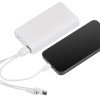 Внешний беспроводной аккумулятор 2-в-1 с функцией зарядки Apple Watch, QC/PD «AtomIQ», 10000 мАч, белый Внешний беспроводной аккумулятор 2-в-1 с функцией зарядки Apple Watch, QC/PD «AtomIQ», 10000 мАч, белый