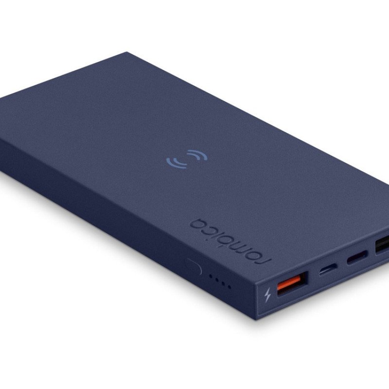Внешний аккумулятор Rombica NEO ARIA WIRELESS SIENNA, коричневый