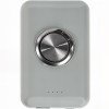 Магнитный беспроводной внешний аккумулятор "MagnetIQ", 5000 mah, 10 W, серый Cool gray 7C