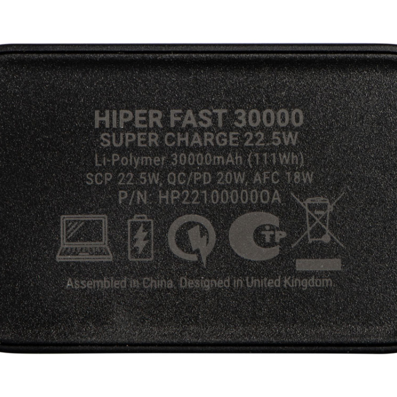 Портативный внешний аккумулятор FAST 30000 Black (P)