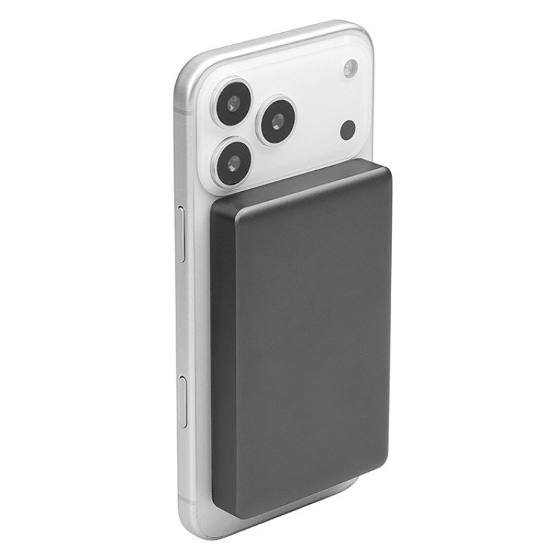 Магнитный беспроводной внешний аккумулятор, QC/PD «Сёрф», 10000 мАч, серый