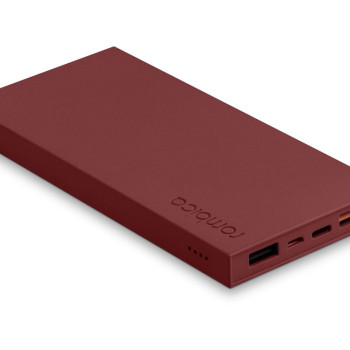 Внешний аккумулятор Rombica NEO ARIA Claret, 10000 мАч, Soft-touch, PD, QCharge, Type-C, бордовый (Р)