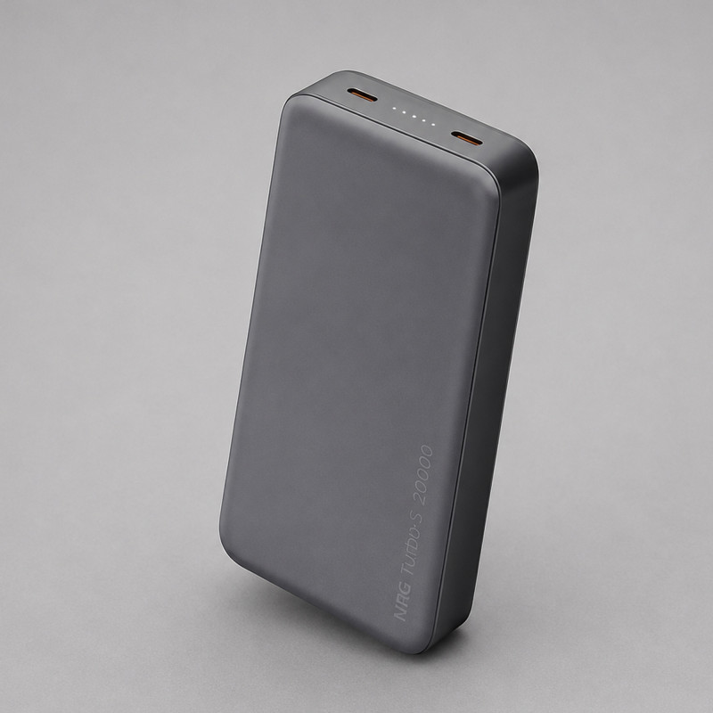 Внешний АКБ NRG Turbo S 20000 mAh, 20Вт, графит, Deppa Внешний АКБ NRG Turbo S 20000 mAh, 20Вт, графит, Deppa