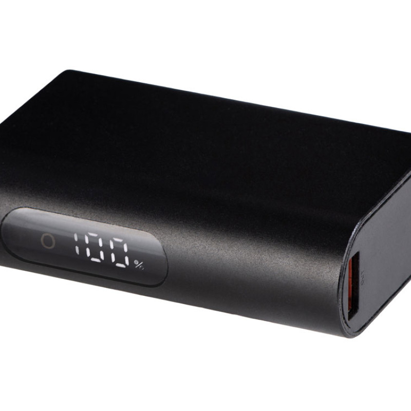 Внешний аккумулятор с QC/PD "Qwik", 10000 mah, черный