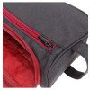 Несессер TORBER, дорожный, чёрный/бордовый, полиэстер 300D, 24 х 16 х 9 см