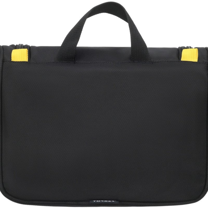 Несессер TORBER, дорожный, чёрный/серый, полиэстер, 27х11х22 см