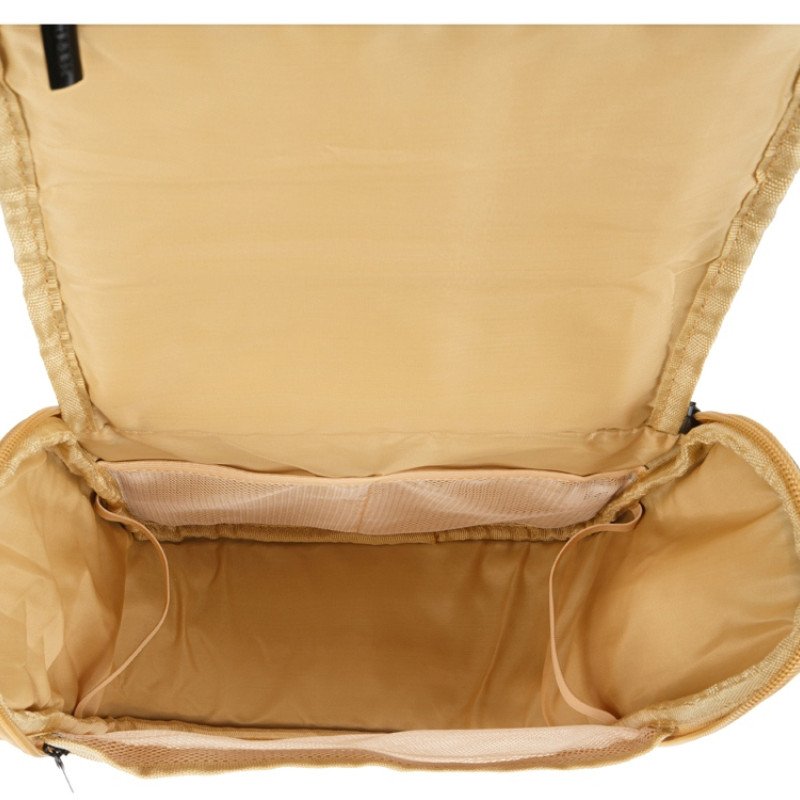 Несессер TORBER, дорожный, чёрный/бежевый, полиэстер 300D, 27 х 22 х 11 см