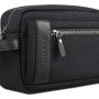Несессер мужской BUGATTI НЕРО | NERO, чёрный, нейлон 1680D/кожа, 24х7,5х16 см
