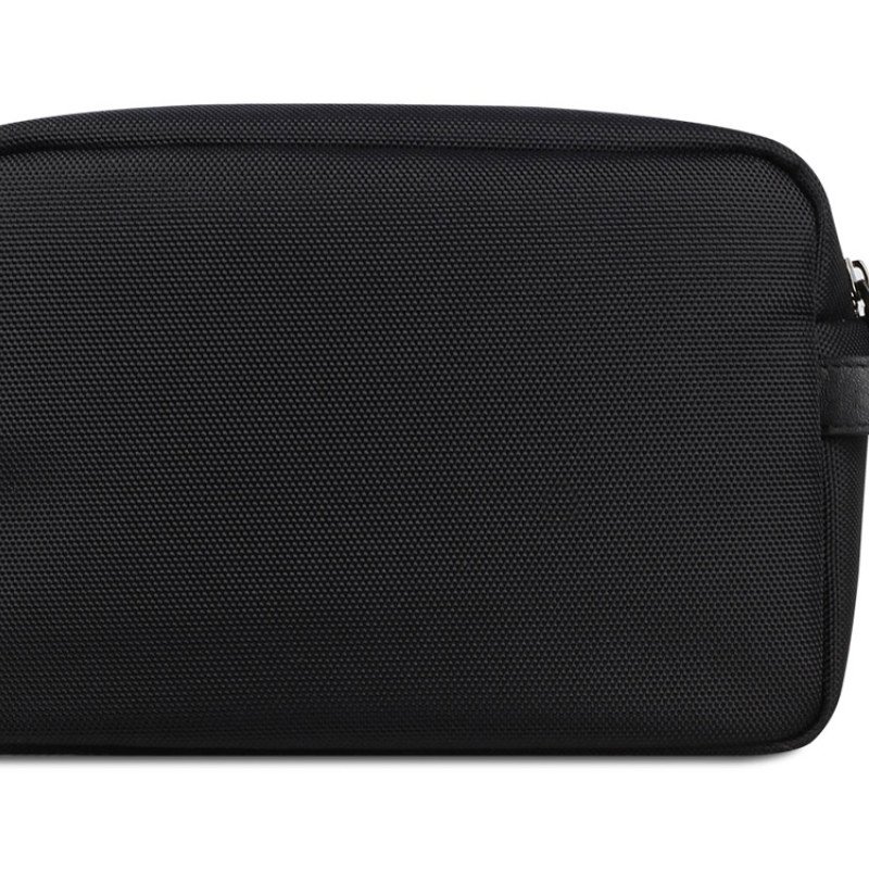 Несессер мужской BUGATTI НЕРО | NERO, чёрный, нейлон 1680D/кожа, 24х7,5х16 см