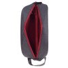 Несессер TORBER, дорожный, чёрный/бордовый, полиэстер 300D, 23 х 12 х 10 см