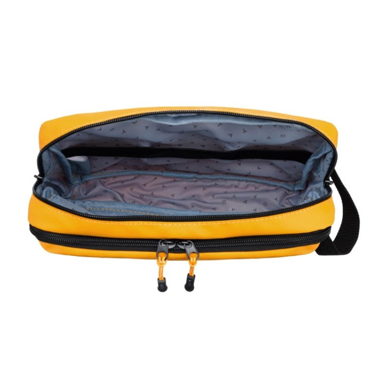 Несессер TORBER РИТМ, желтый, полиэстер 900D с PU покрытием, 27 х 18 х 6 см