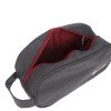 Несессер TORBER, дорожный, чёрный/бордовый, полиэстер 300D, 23 х 12 х 10 см