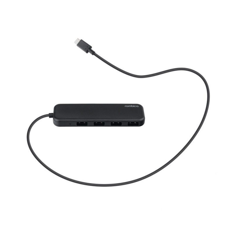 Rombica Type-C Hub, черный (Р)