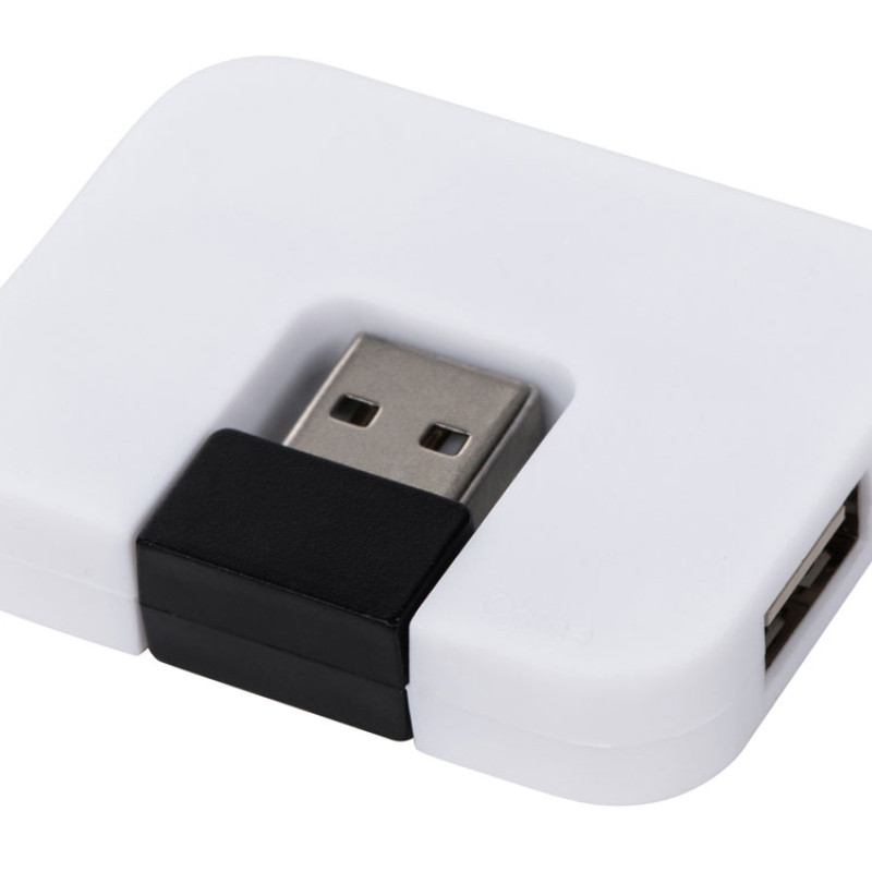 USB Hub "Gaia" на 4 порта, белый