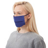 Маска для лица многоразовая из хлопка, синий