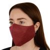 Маска для лица многоразовая из спанбонда, бордовый