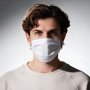 Маска для лица многоразовая для сублимации, размер M-L, белый