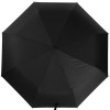 Зонт-автомат Lumet с куполом из переработанного пластика, черный (P)