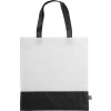 Сумка-шоппер двухцветная Revive из нетканого переработанного материала, черный (Р)