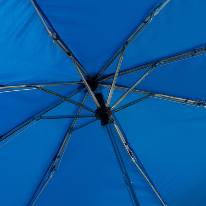 Зонт «Picau» из переработанного пластика в сумочке, синий