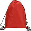 Рюкзак-мешок Reviver из нетканого переработанного материала RPET, красный