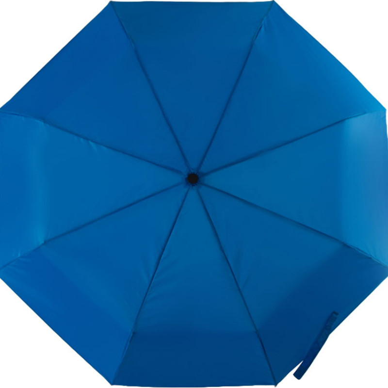Зонт «Picau» из переработанного пластика в сумочке, синий
