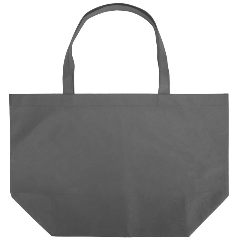 Сумка Reviver с донной складкой из нетканого переработанного материала RPET, серый