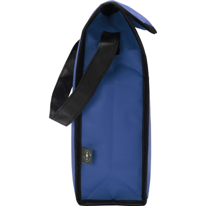 Сумка-холодильник Reviver на липучке из нетканого переработанного материала, синий