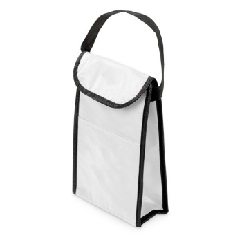 Сумка-холодильник Reviver на липучке из нетканого переработанного материала, белый