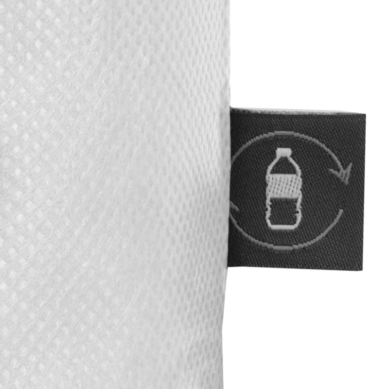 Сумка-шоппер Reviver из нетканого переработанного материала RPET, белый