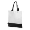 Сумка-шоппер двухцветная Revive из нетканого переработанного материала, черный