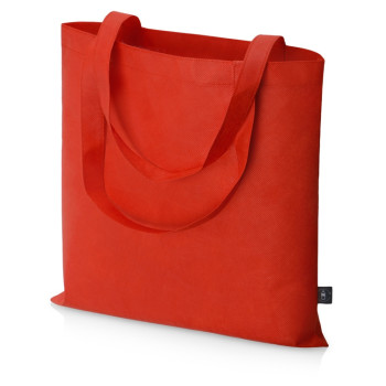 Сумка-шоппер Reviver из нетканого переработанного материала RPET, красный