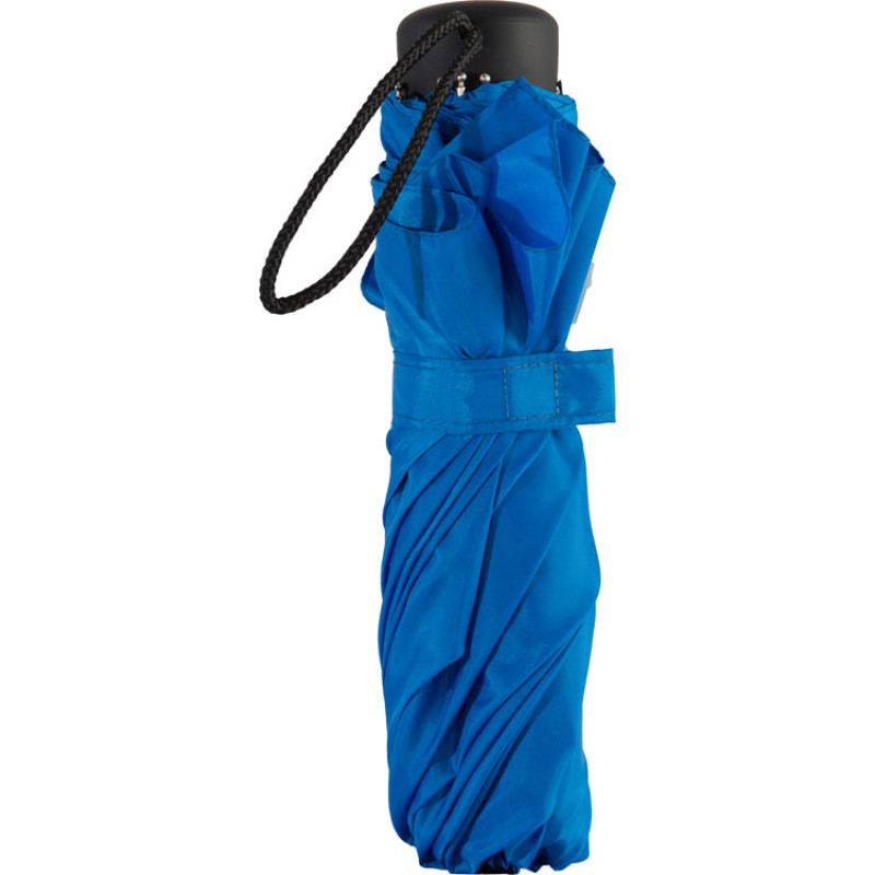 Зонт «Picau» из переработанного пластика в сумочке, синий