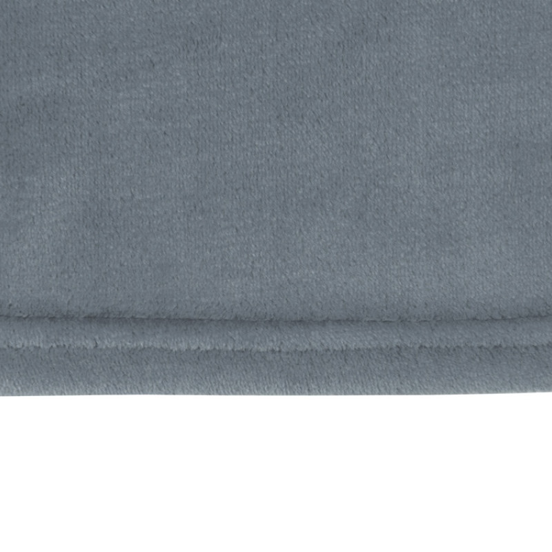 Плед флисовый Natty из переработанного пластика, серый