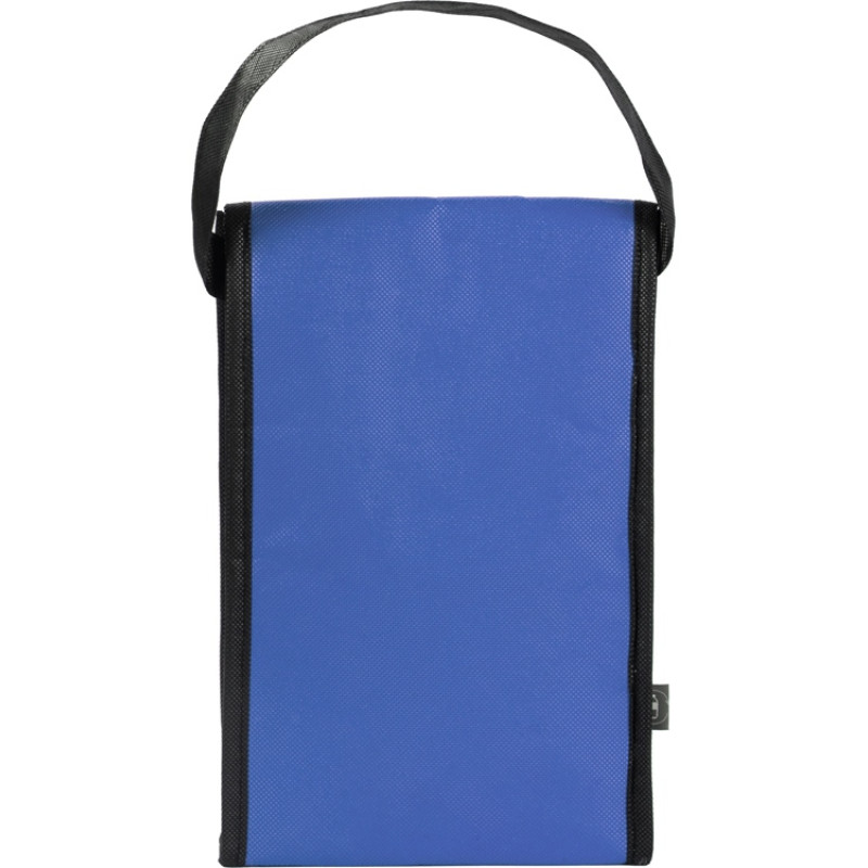 Сумка-холодильник Reviver на липучке из нетканого переработанного материала, синий