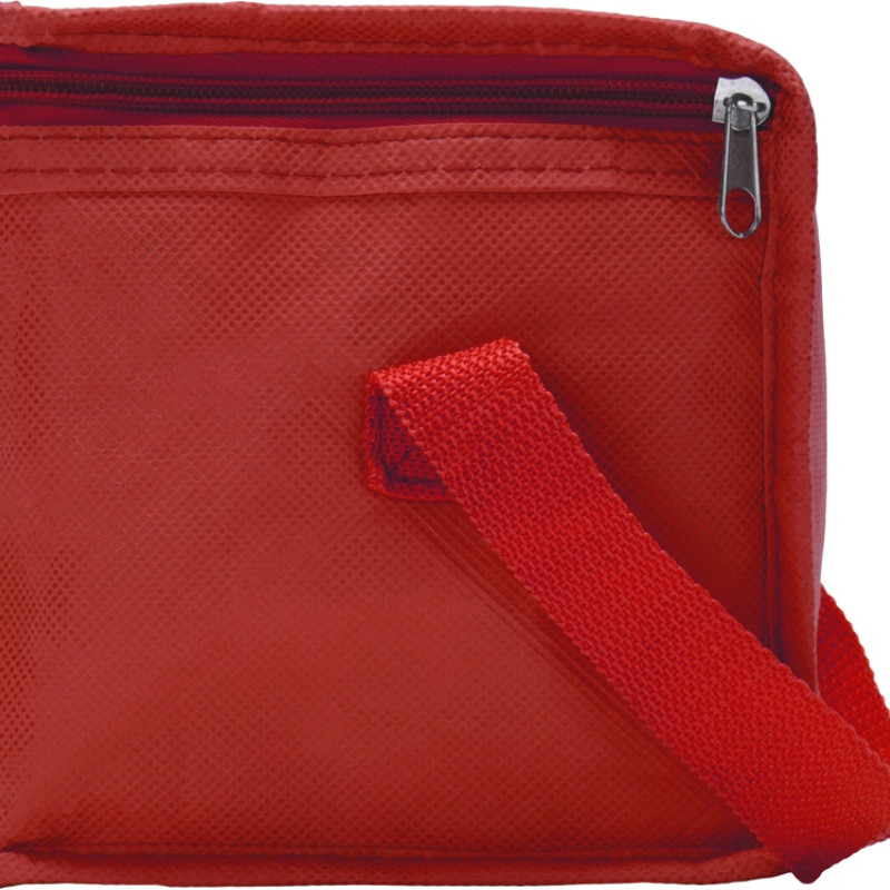 Сумка-холодильник Reviver из нетканого переработанного материала RPET, красный