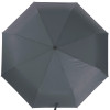 Зонт-автомат Lumet с куполом из переработанного пластика, серый (P)